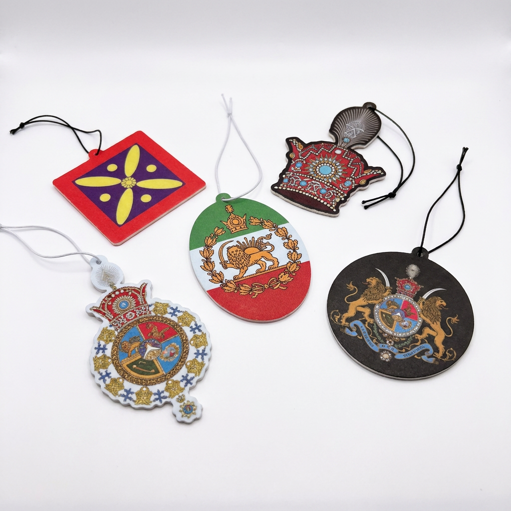 Persian Heritage five-pack of Darbaar hanging car air fresheners